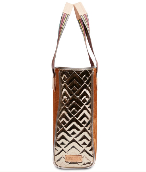 Consuela Bronzed Classic Tote