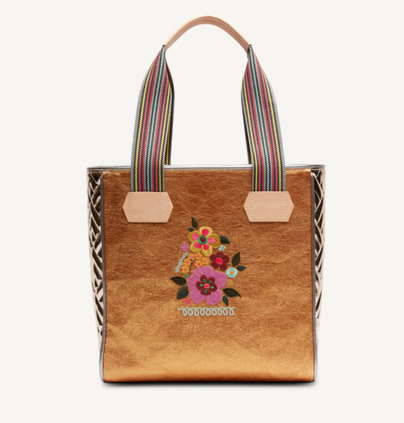 Consuela Bronzed Classic Tote
