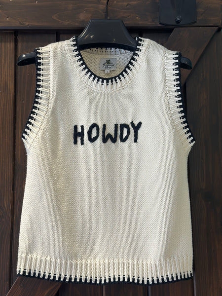Howdy Sweater Vest