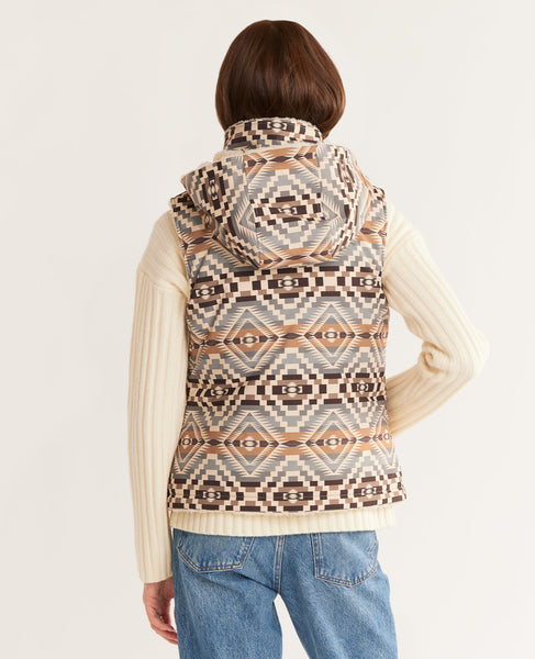 Pendleton Cedar Sherpa Fleece Lined Vest