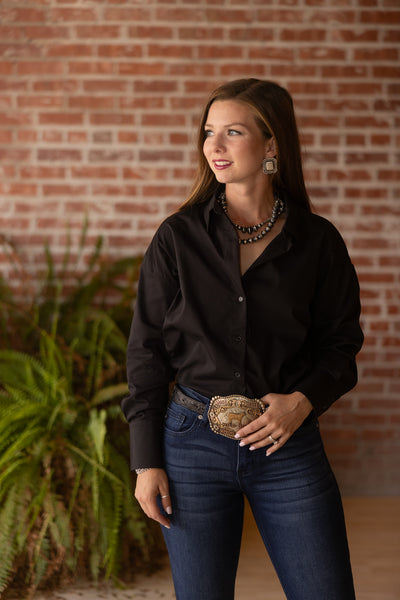 Long Sleeve Button Down Top