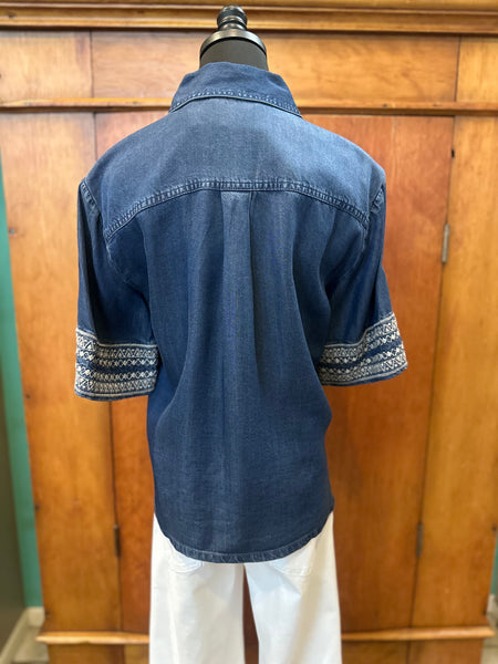 Johnny Was Randal Kimono Short Sleeve Top