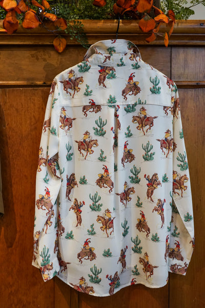 Vintage Western Print Shirt