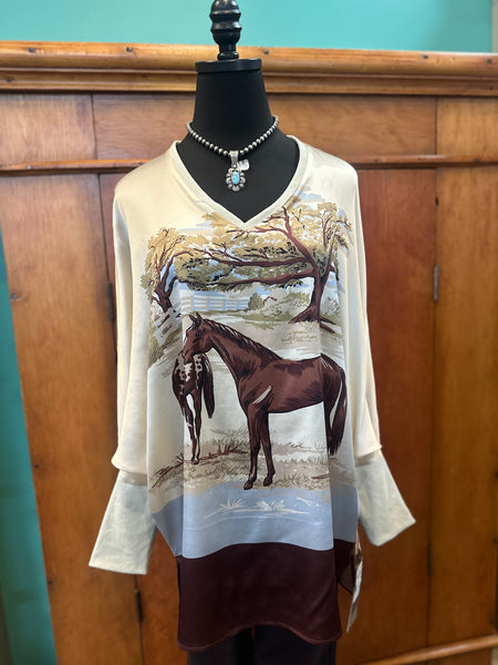 Double D Ranch Horse Sense Top