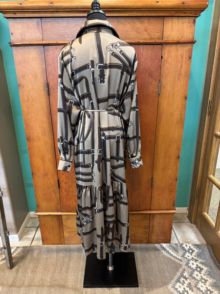 The Printed Pleated Dress