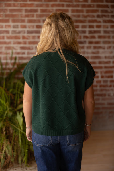 Mock Neck Sweater Vest