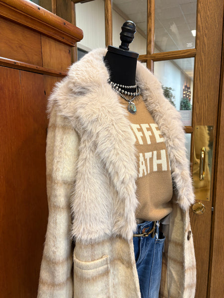 Mixed Media Long Jacket