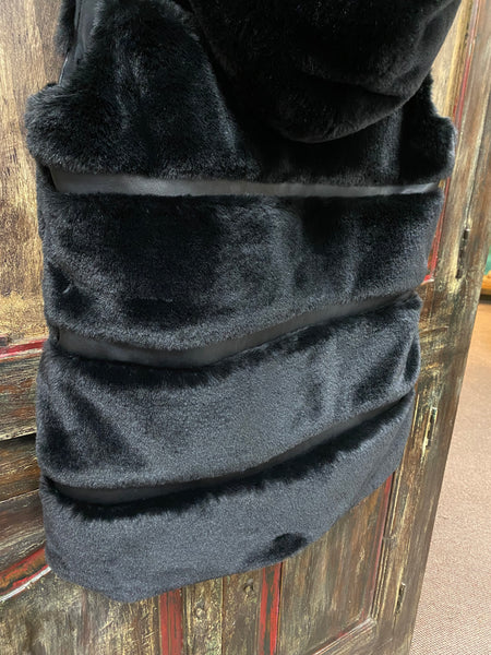 Joseph Ribkoff Faux Fur Hoodie Vest