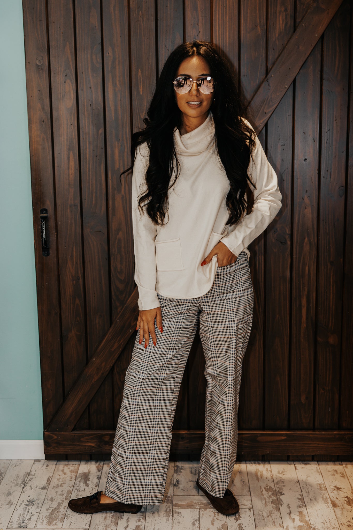 FDJ Abbey Plaid Pant