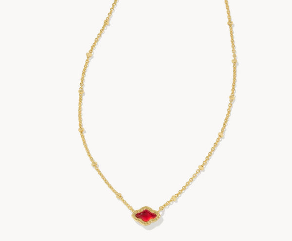 Kendra Scott Mini Abbie Pendant in Gold