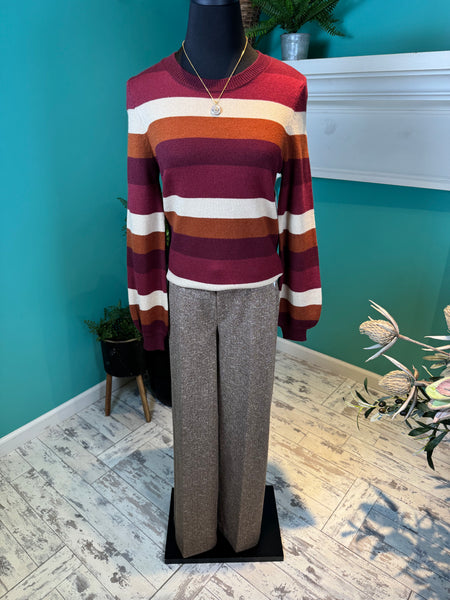 Liverpool Crew Neck Stripe Sweater