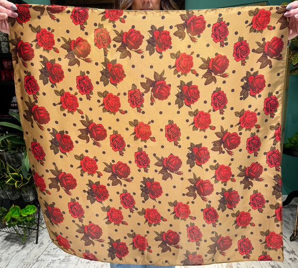Honeysuckle Rose WildRag Scarf