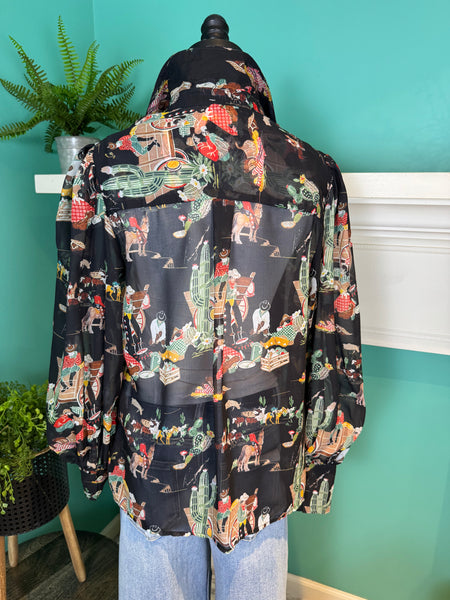 Wagon Chiffon Top