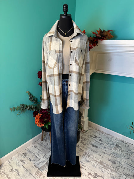 Panache Apparel Flannel Button Up Long Sleeve Shirt