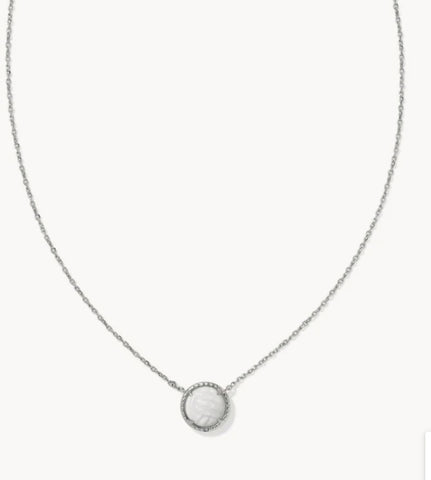 Kendra Scott Volleyball Pendant in Gold & Silver