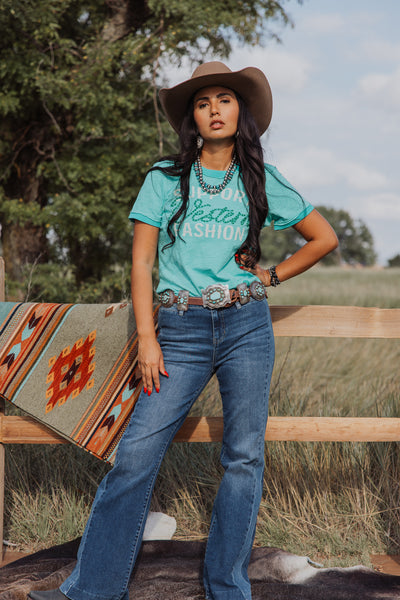 Double D Ranch Support Western Fashion Top