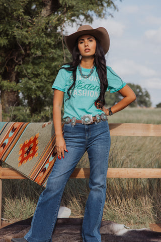 Double D Ranch Support Western Fashion Top