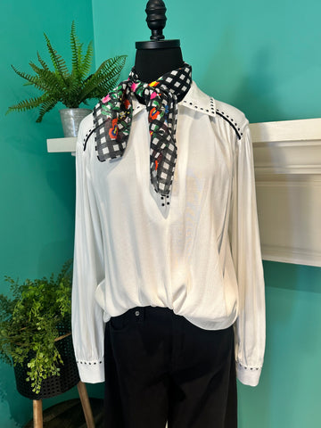 Studded Piping Top