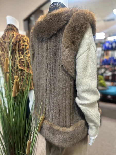 Faux Mink Vest