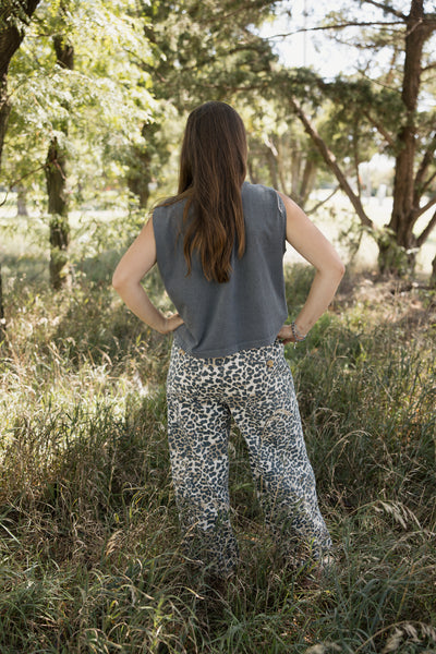BiBi Leopard Drawstring Pants
