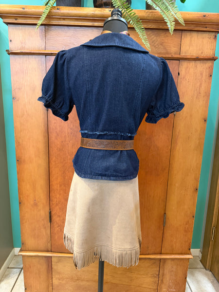 The Ruffle Short Sleeve Shirt
