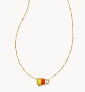 Kendra Scott Candy Corn Gold Pendant