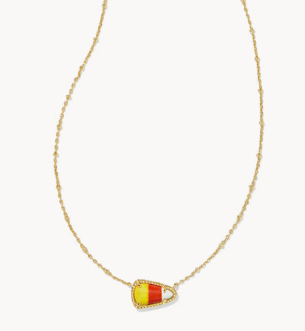 Kendra Scott Candy Corn Gold Pendant