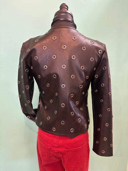 Lysse Geneva Grommet Vegan Leather Jacket