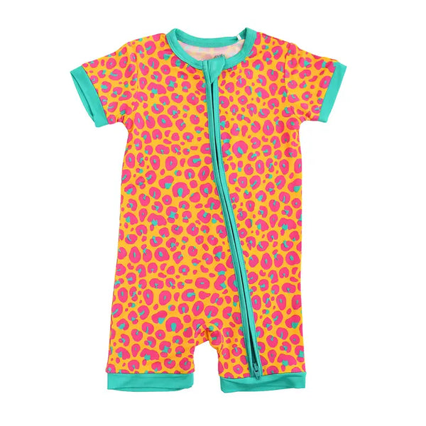 Shorty Zip in Kelly Leopard