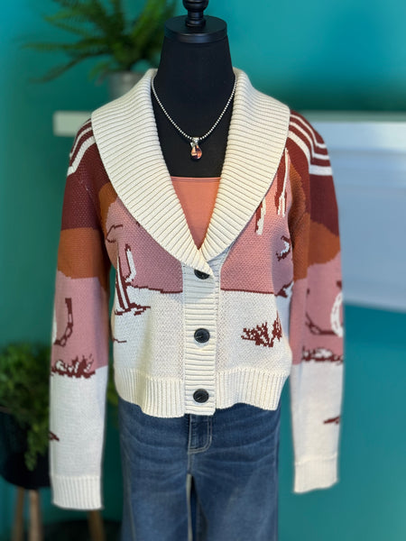 Pendleton Western Scenic Cardigan
