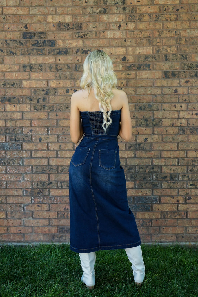 Denim Cowgirl Dress Cummings Carousel Denim Cowgirl Dress Cummings Carousel
