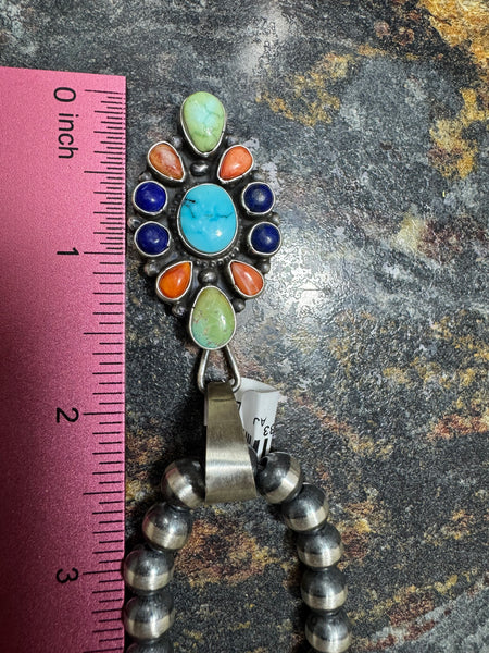 Lapis Multi Stone Pendant