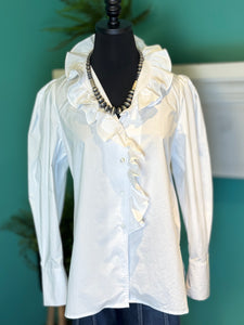 The Long Sleeved Ruffle Top