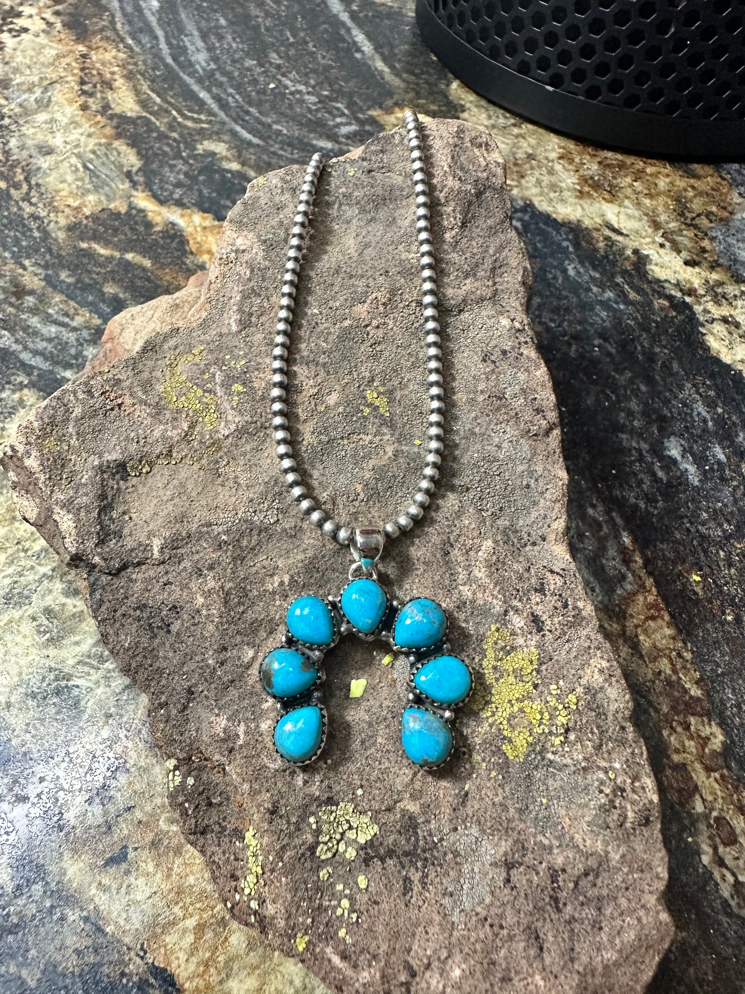 Jr National Turquoise Naja Pendant