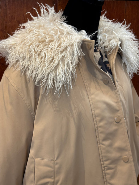 Faux Fur Trim Jacket