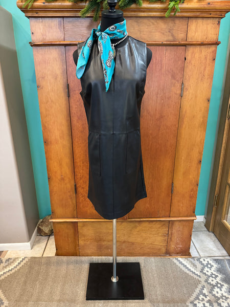 THML Leather Dress with Pockets