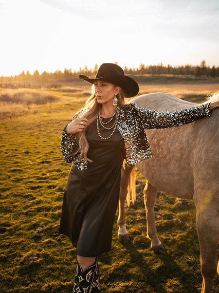 Joseph Ribkoff Sequin Jacket