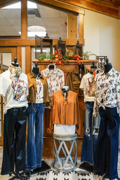 Vintage Western Print Shirt