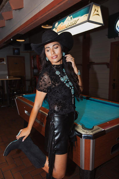 Rodeo Revival Fringe Short