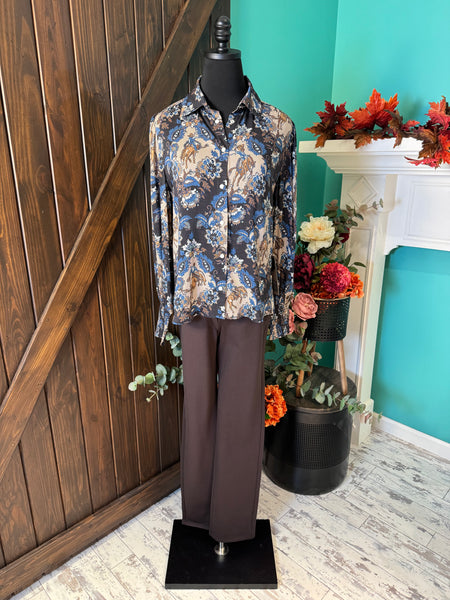 Double D Ranch De Witt’s Damask Blouse