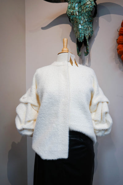 Joseph Ribkoff Knit Fluff Jacket