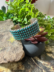 85 Stone Cuff Turquoise Bracelet