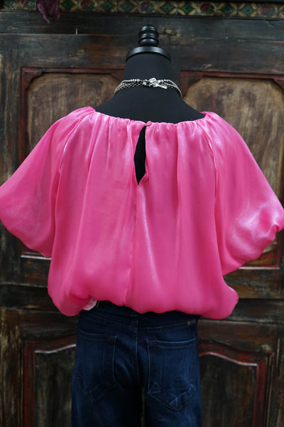 The Puff Sleeve Satin