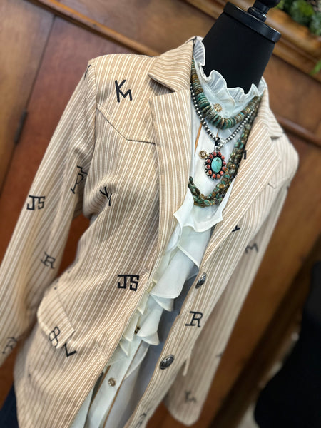 Lucky & Blessed The Brand Blazer Pin Stripe