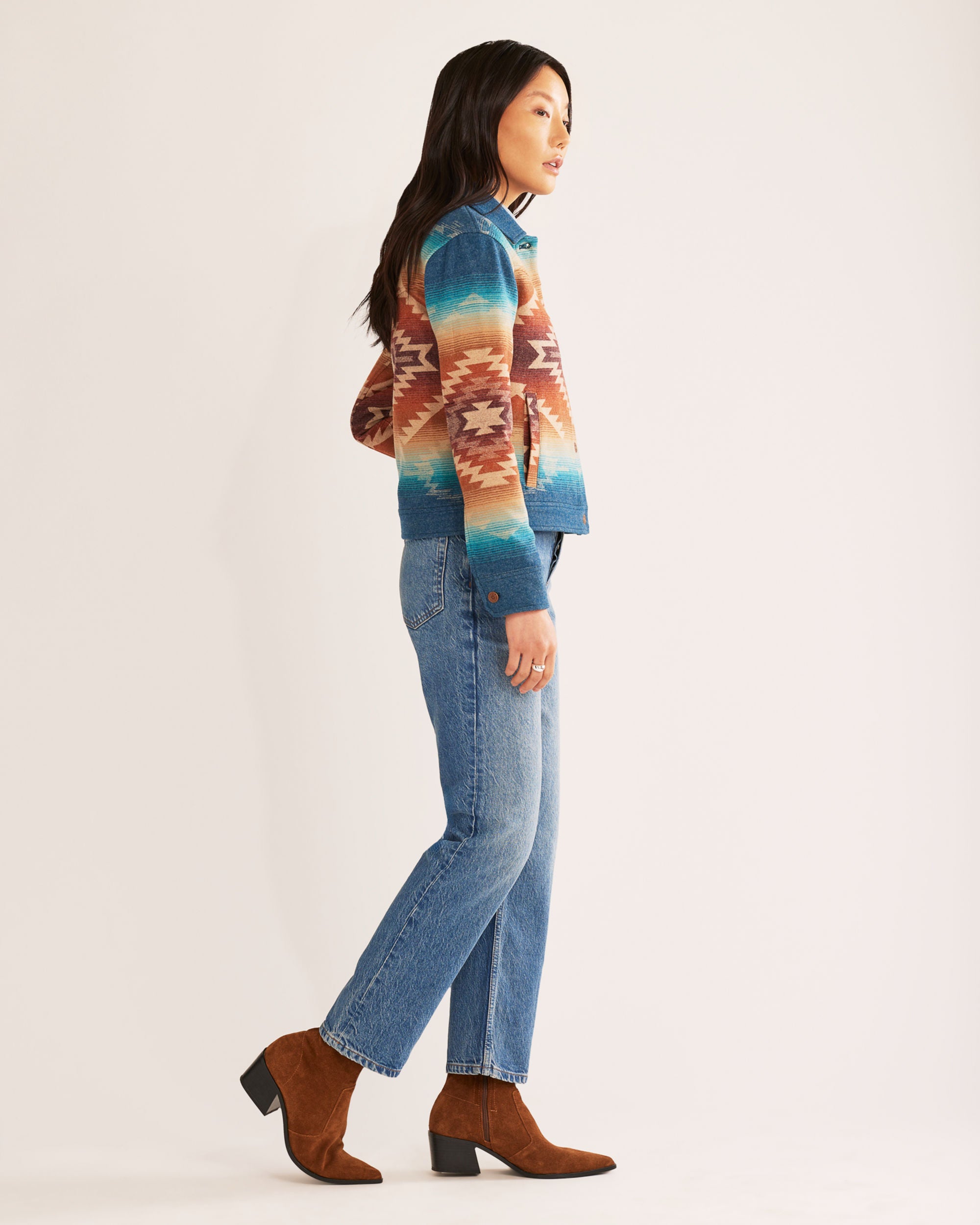 Pendleton Navajo Short Jacket – Cummings Carousel