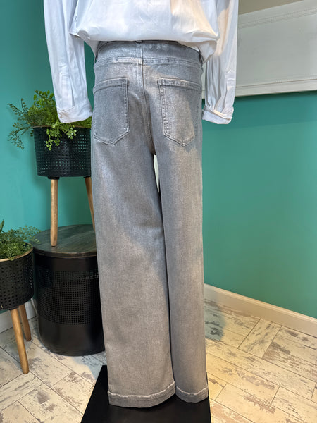 Esqualo Trouser Straight Metallic Jean
