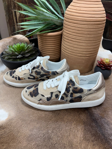 Vaneli Paris In Beige Animal Print