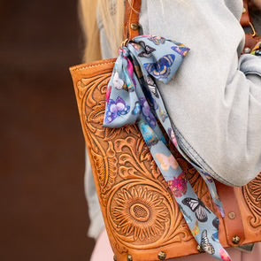 Fringe Scarves Butterfly Twilly