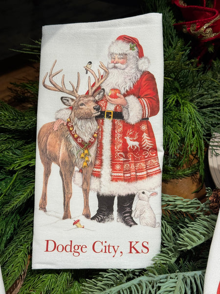 MLT Nordic Santa Bagged Towel- Custom