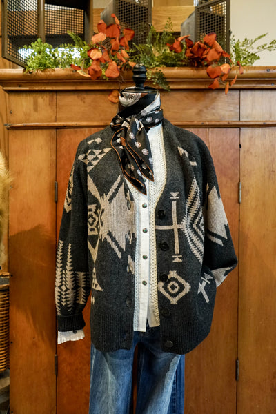 Pendleton Oversized Graphic Cardigan